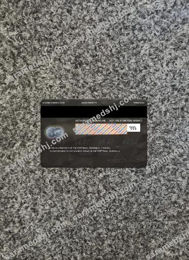 Australia AMP Bank mastercard photolook back